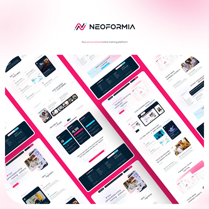 Design modern website ui ux landing page dashboard or app ui in figma ...