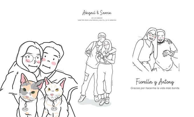 create a custom minimalist line art portrait from your photo