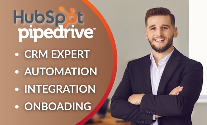 hubspot crm, pipedrive automation zapier integration, template onboarding expert