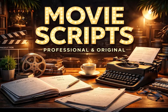 movie script writer screenwriting screenplay ghostwriter youtube script feature
