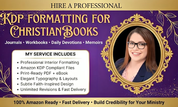 edit, proofread, kdp format journal christian book, workbook, daily devotional