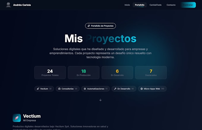 build a premium next js fullstack web portfolio