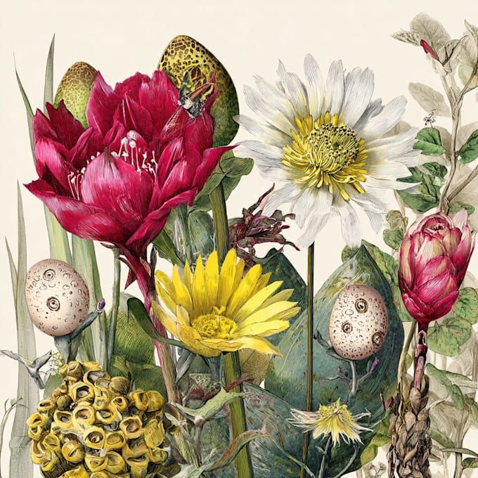 design a botanical illustration