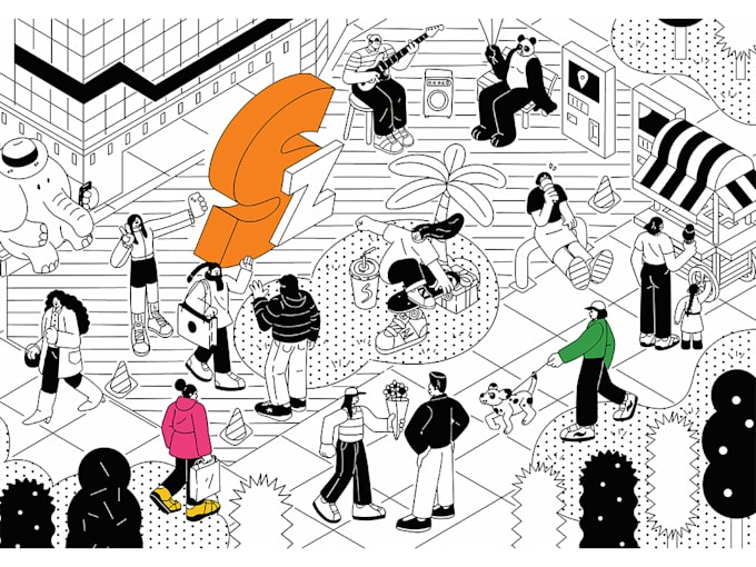brand,key visual, illustration,art work