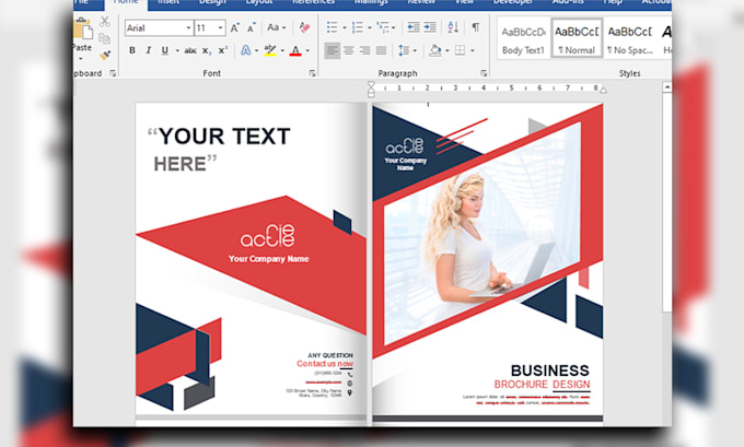 format and design your ms word document template