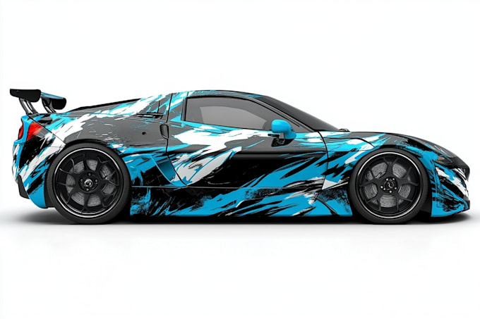 wrap design racing car wrap, car wrap design