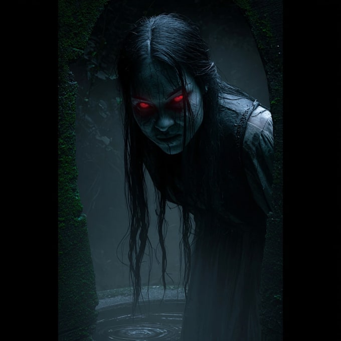 draw horror dark art character creature illustration cover