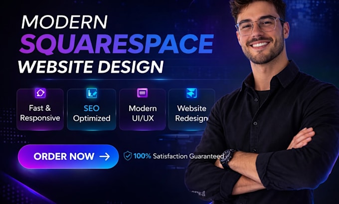 redesign sqaurespace website, design squarespace website for squarespace website