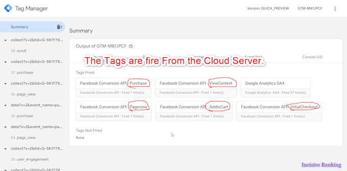 setup server side tracking with GTM for facebook google and tiktok