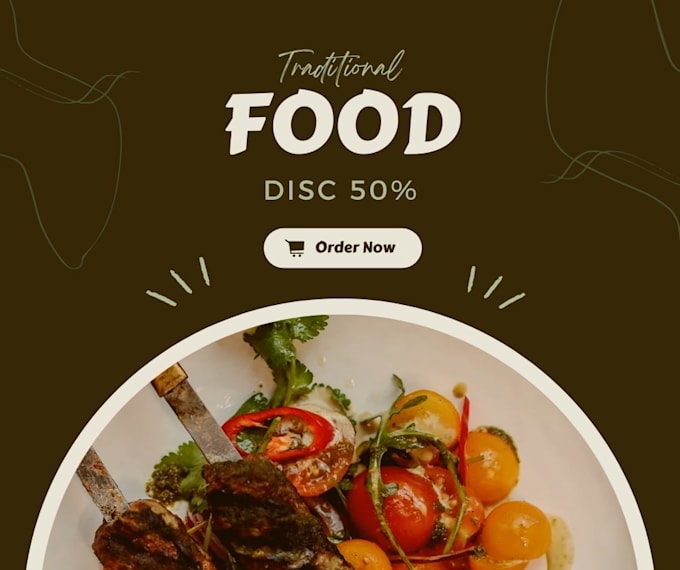 design a professional and modern restaurant menu