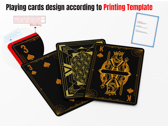 design unique custom playing cards, card game and board game