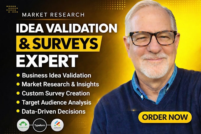 analyze your market and create a survey to collect real customer insights