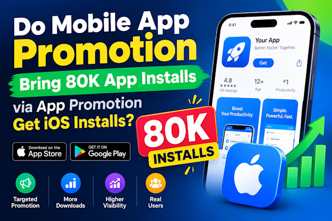 do mobile app promotion bring 80k app install via app promotion get ios install