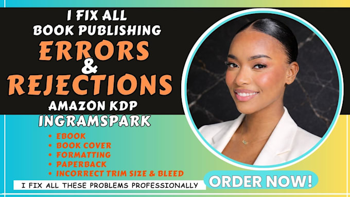 fix KDP upload errors and ebook paperback formatting issues epub rejection