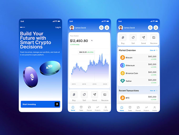 develop a multi market trading app covering forex, crypto, and web3 assets