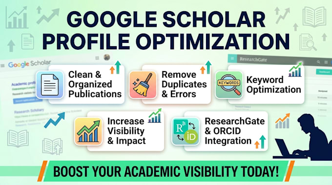 google scholar citations optimization researchgate profile visibility