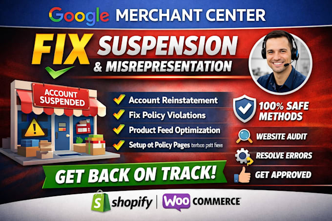 fix google merchant center issues misrepresentation optimization reapprove