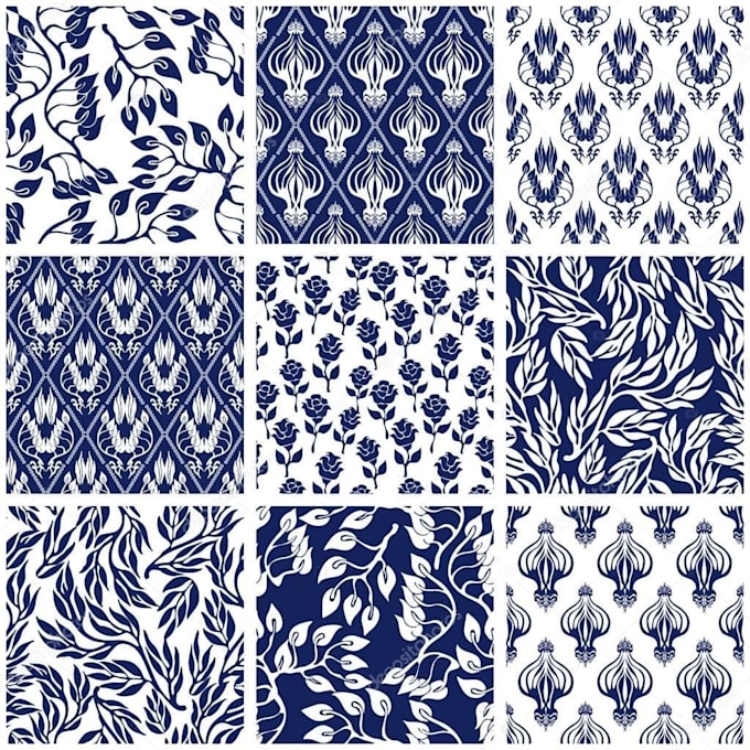 do seamless pattern design or geometric pattern