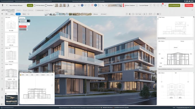 create 3d models from point cloud architectural drawing in archicad