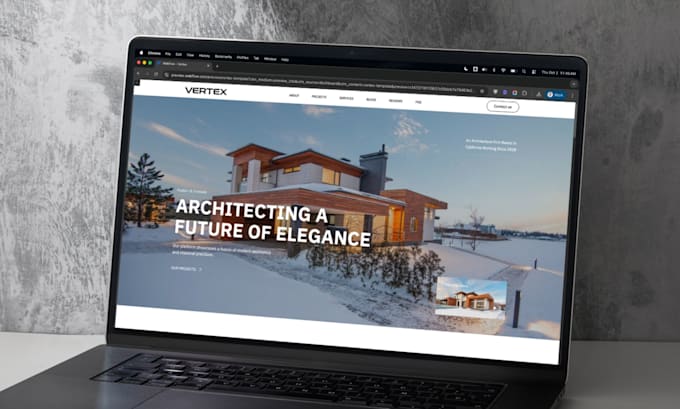 do architecture website design