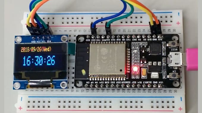 Do microcontroller programming esp32 stm32 arduino embedded iot device ...