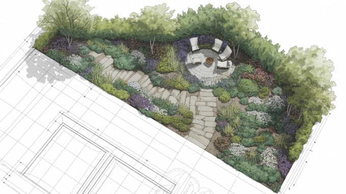 landscape design for backyard, patio, pool , frontyard your residential project