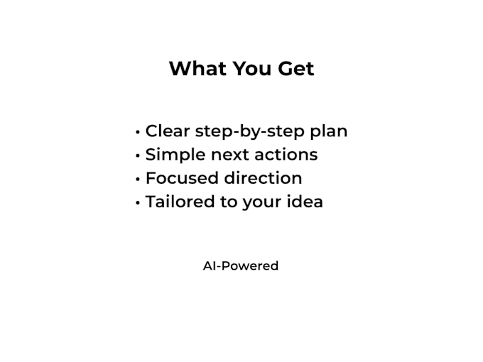turn your startup idea into a clear ai powered action plan