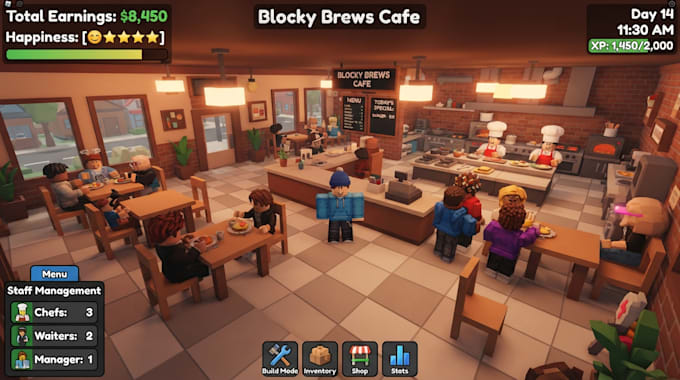 build full roblox game, battleground game rpg game, simulator roblox scripting
