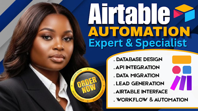 build airtable CRM, database, automation and softr