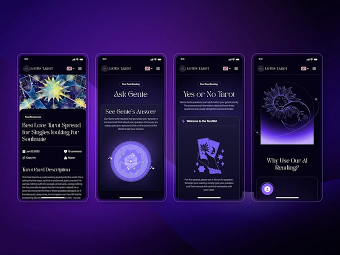 develop a tarot astrology website with admin panel and monetization system