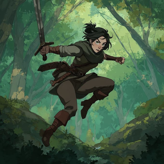 design a unique dnd character with backstory