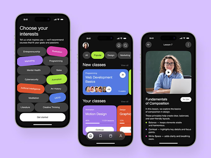 develop elearning app lms app kid learning app online course app educational app