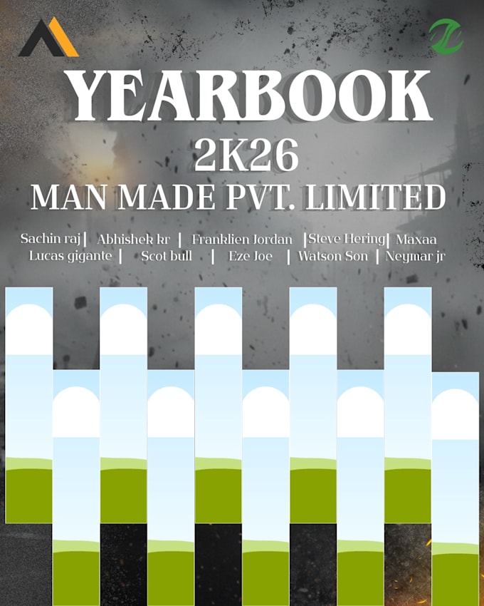 professional yearbook and memory collage design