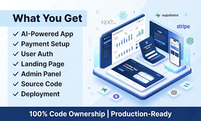 build ai micro saas, ai saas, or mvp with payment and deployment