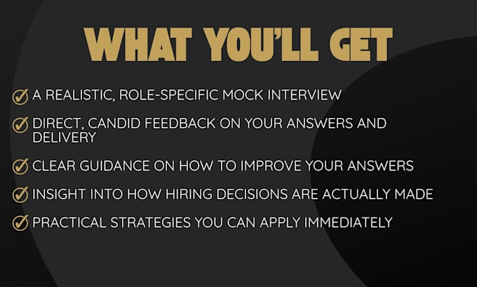 run a mock interview with professional feedback