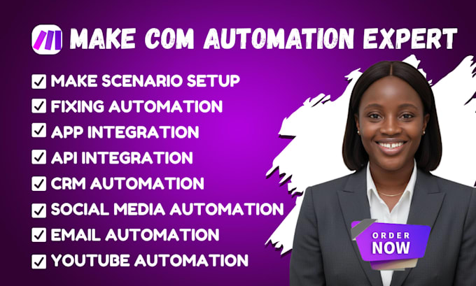 fix make com, make com automation, setup make com, make com scenario, made com