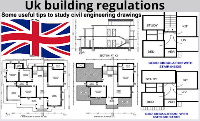 do building regulations calculations drawing, engineering design structure work