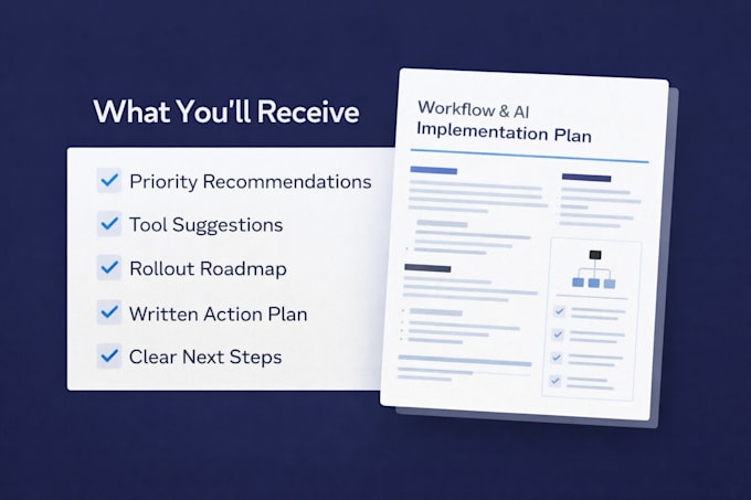 create a workflow and ai implementation plan