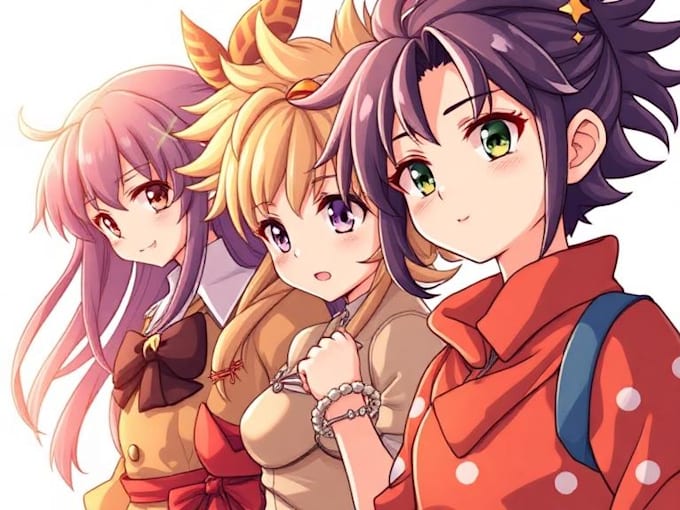 draw anime, comic or cartoon characters