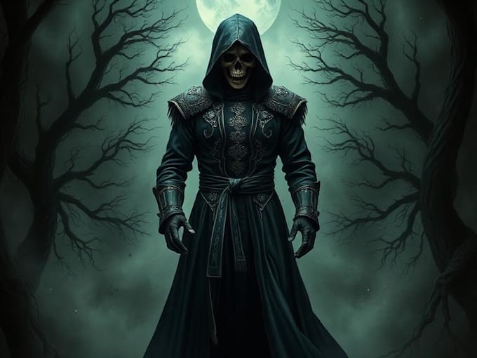 draw a custom dark surrealism for apparel