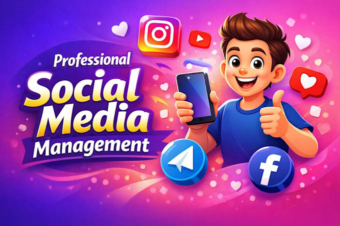 manage instagram facebook tiktok social media accounts