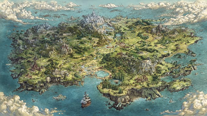 create custom fantasy maps for you