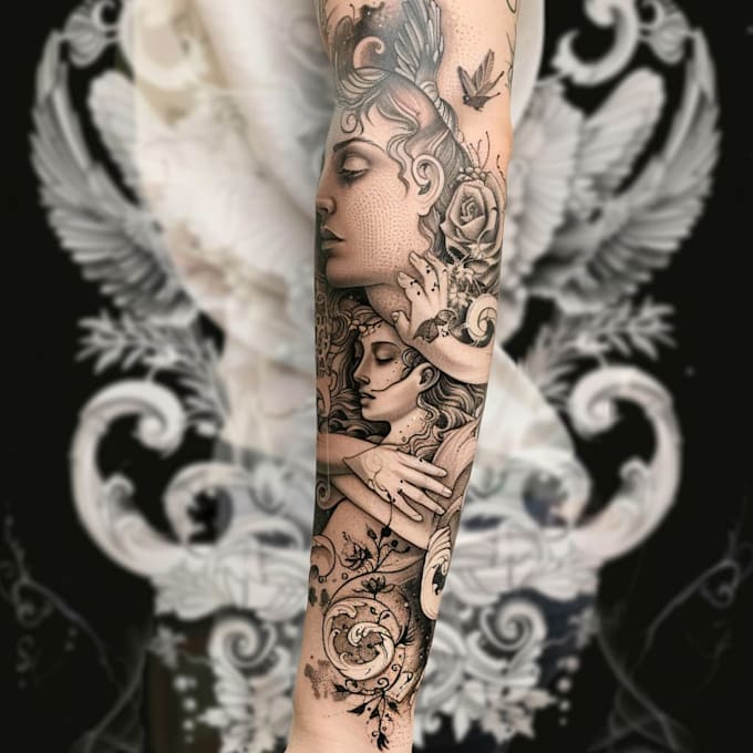 design a realistic tattoo