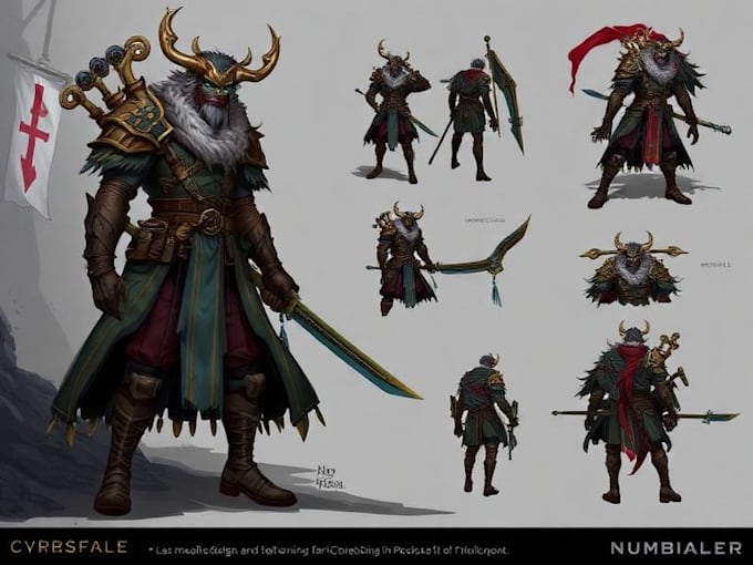 develop character design and concept art for your game
