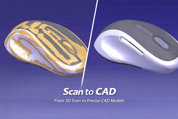 convert a 3d scan into a solid cad model