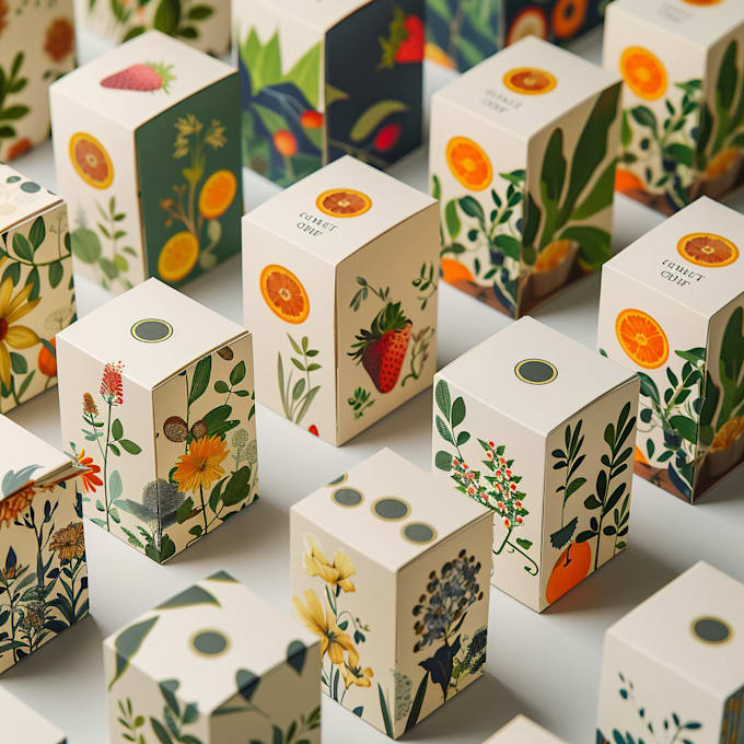 Create a pixel perfect packaging box design with die cut by Aronhepard ...