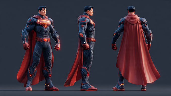 superhero character for comics