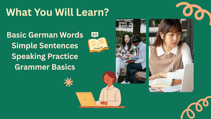teach german for beginners a1 a2 with simple explanation