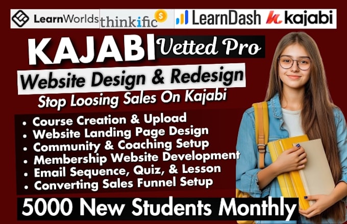 setup kajabi learnworlds build online course elearning website on learnworlds
