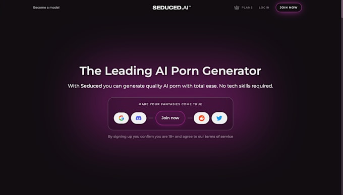 develop ai powered nsfw website, ai saas website, ai anime website